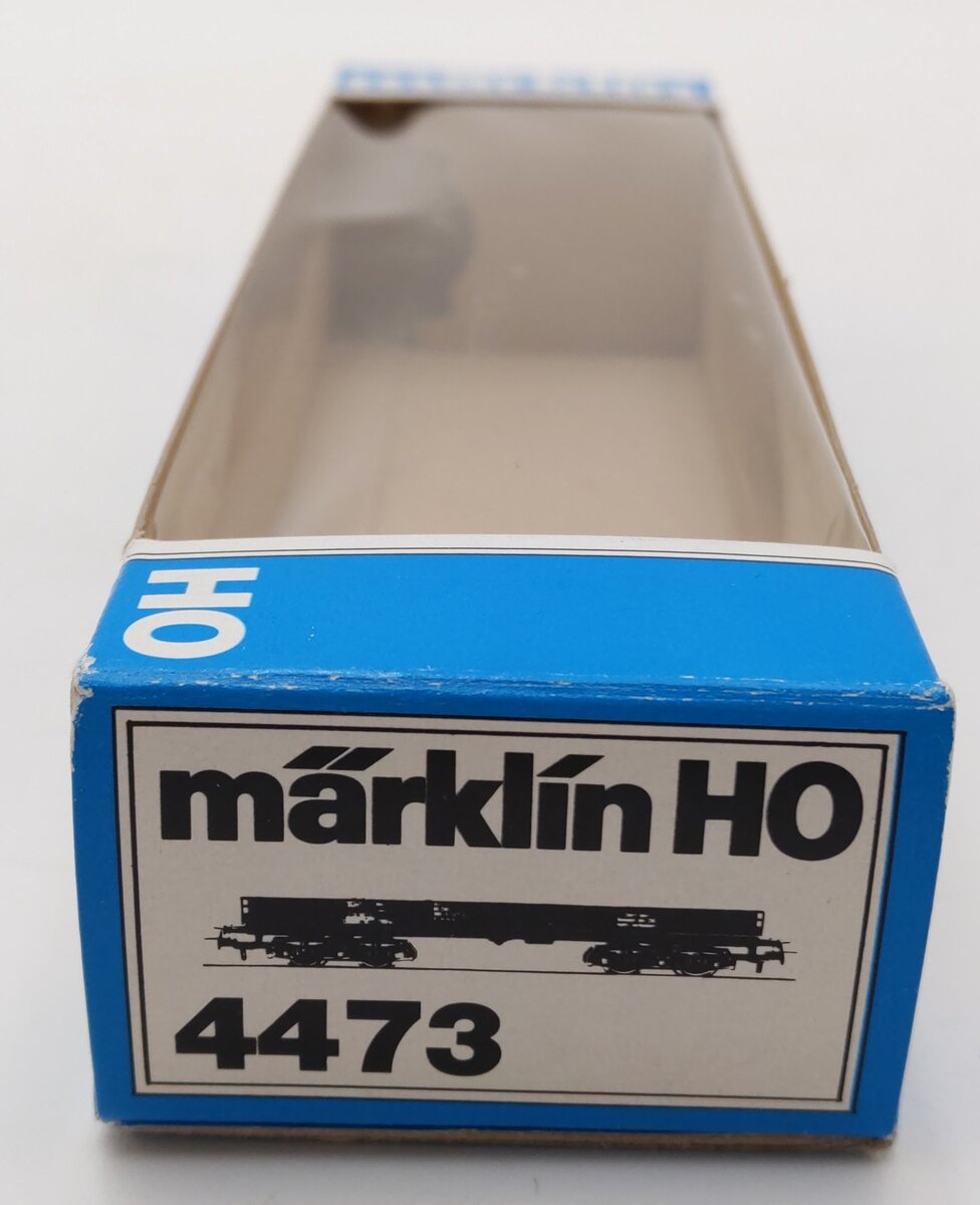 Marklin 4473 HO Scale German Federal Railway Low Side Flatcar LN/Box