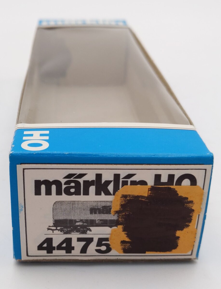 Marklin 4475 HO Scale DB Low-Side Gondola w/Canvas Covered Load EX/Box