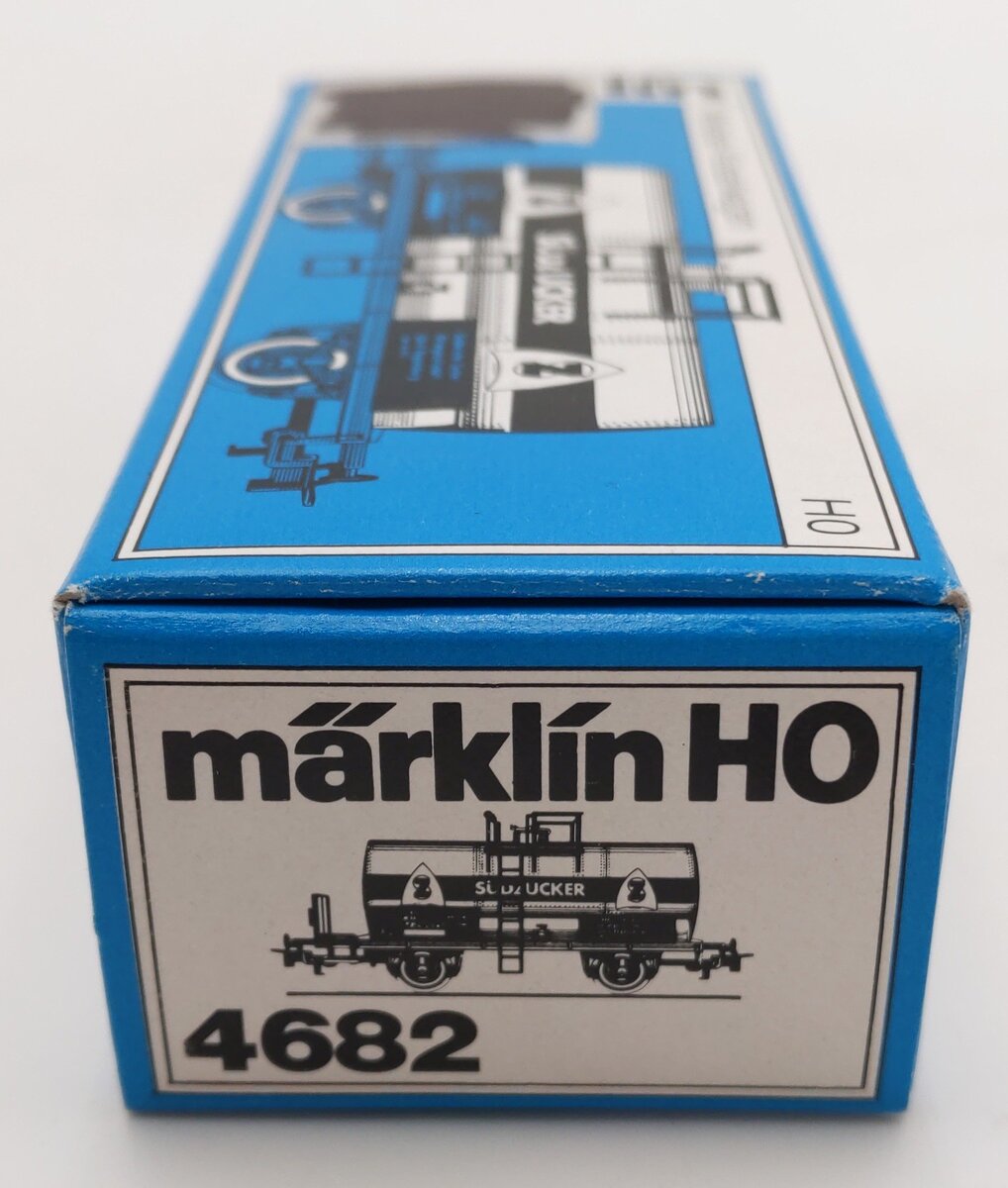 Marklin 4682 HO Scale Sudzucker Tank Car #7084123 LN/Box