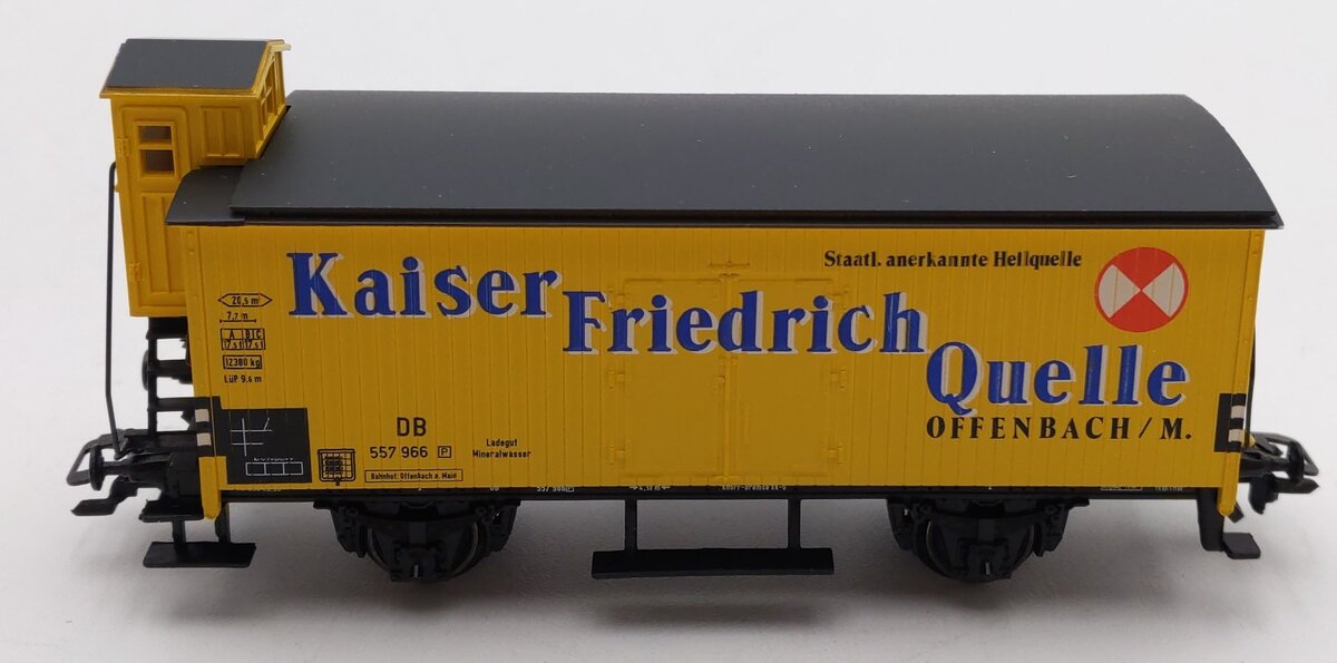 Marklin 4890 HO Scale Kaiser Friedrich Quelle Boxcar #557966 LN/Box