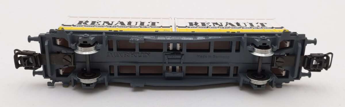 Marklin 4767 HO Flatcar w/Renault Containers EX/Box