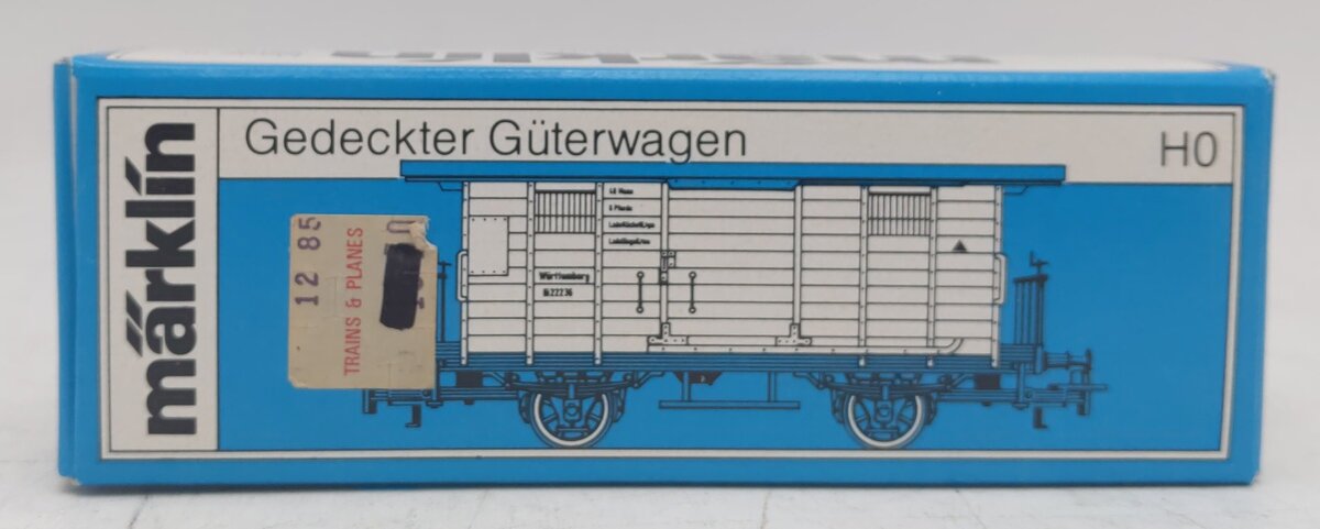 Marklin 4685 HO Scale Wurttemberg Boxcar LN/Box
