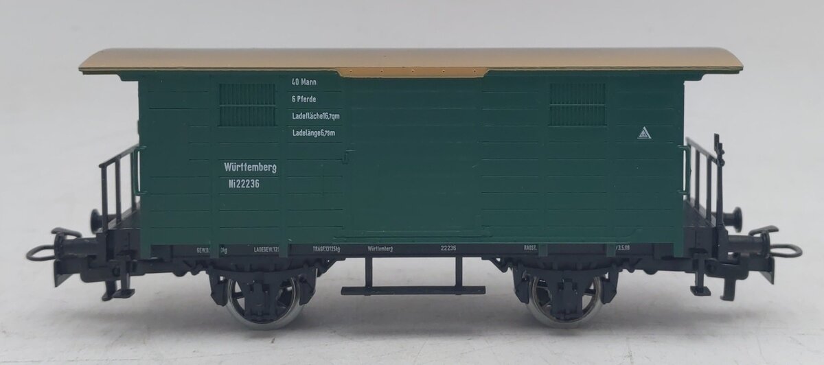 Marklin 4685 HO Scale Wurttemberg Boxcar LN/Box