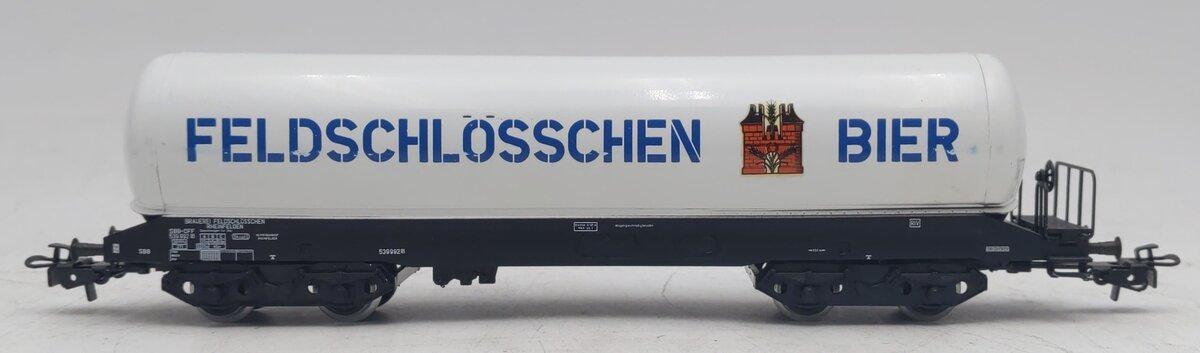 Marklin 4632 HO Scale Feldschlosschen Bier Tank Car EX/Box