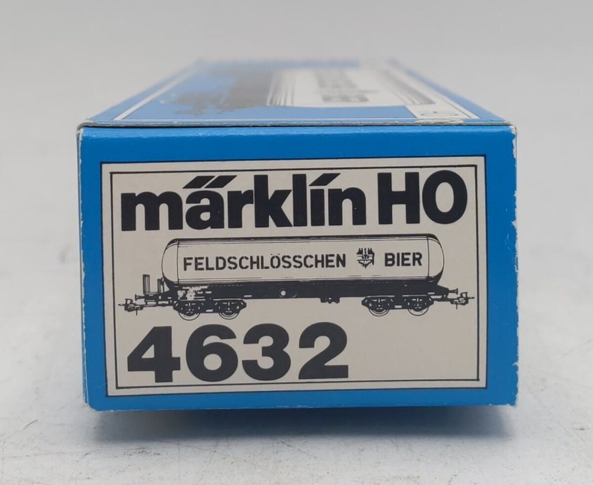 Marklin 4632 HO Scale Feldschlosschen Bier Tank Car EX/Box
