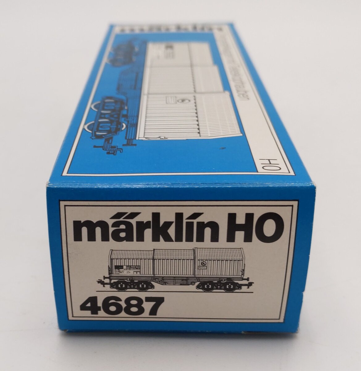 Marklin 4687 HO SBB-CFF Telescoping Freight Car #4771056-2 EX/Box