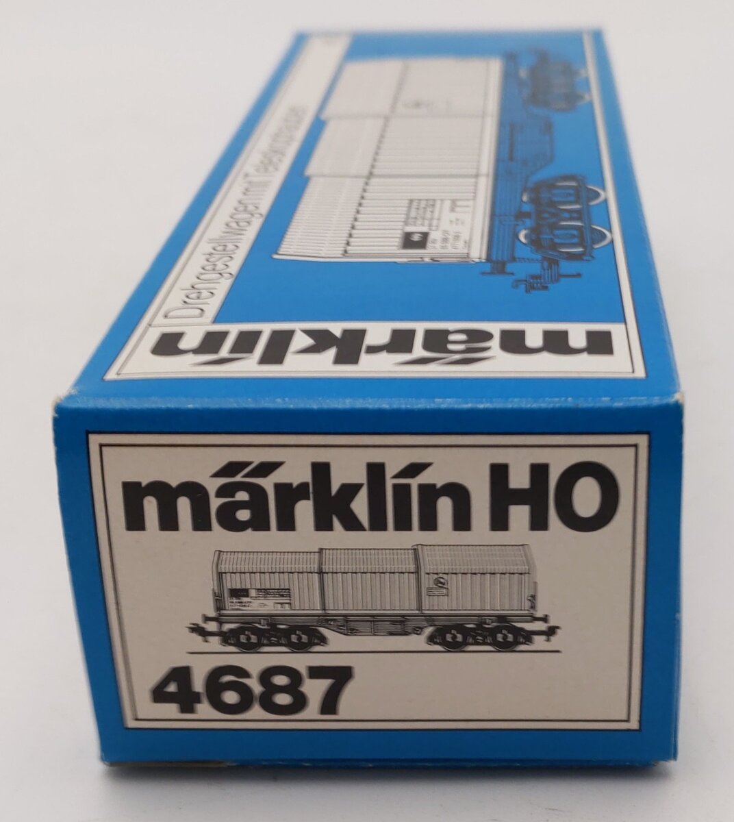 Marklin 4687 HO SBB-CFF Telescoping Freight Car #4771056-2 EX/Box