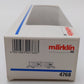 Marklin 4768 HO Scale Flatcar with 2 Containers LN/Box