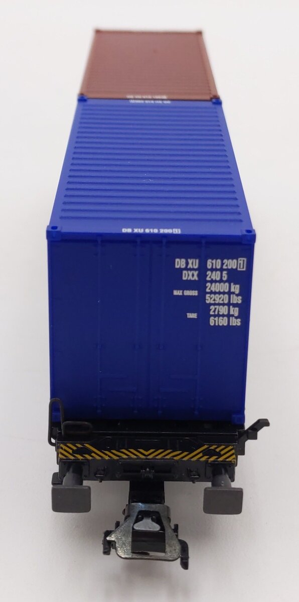 Marklin 4768 HO Scale Flatcar with 2 Containers LN/Box