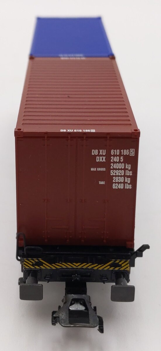 Marklin 4768 HO Scale Flatcar with 2 Containers LN/Box