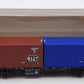 Marklin 4768 HO Scale Flatcar with 2 Containers LN/Box