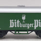 Marklin 4421 HO Scale Bitburger Pilsener Beer Car LN/Box