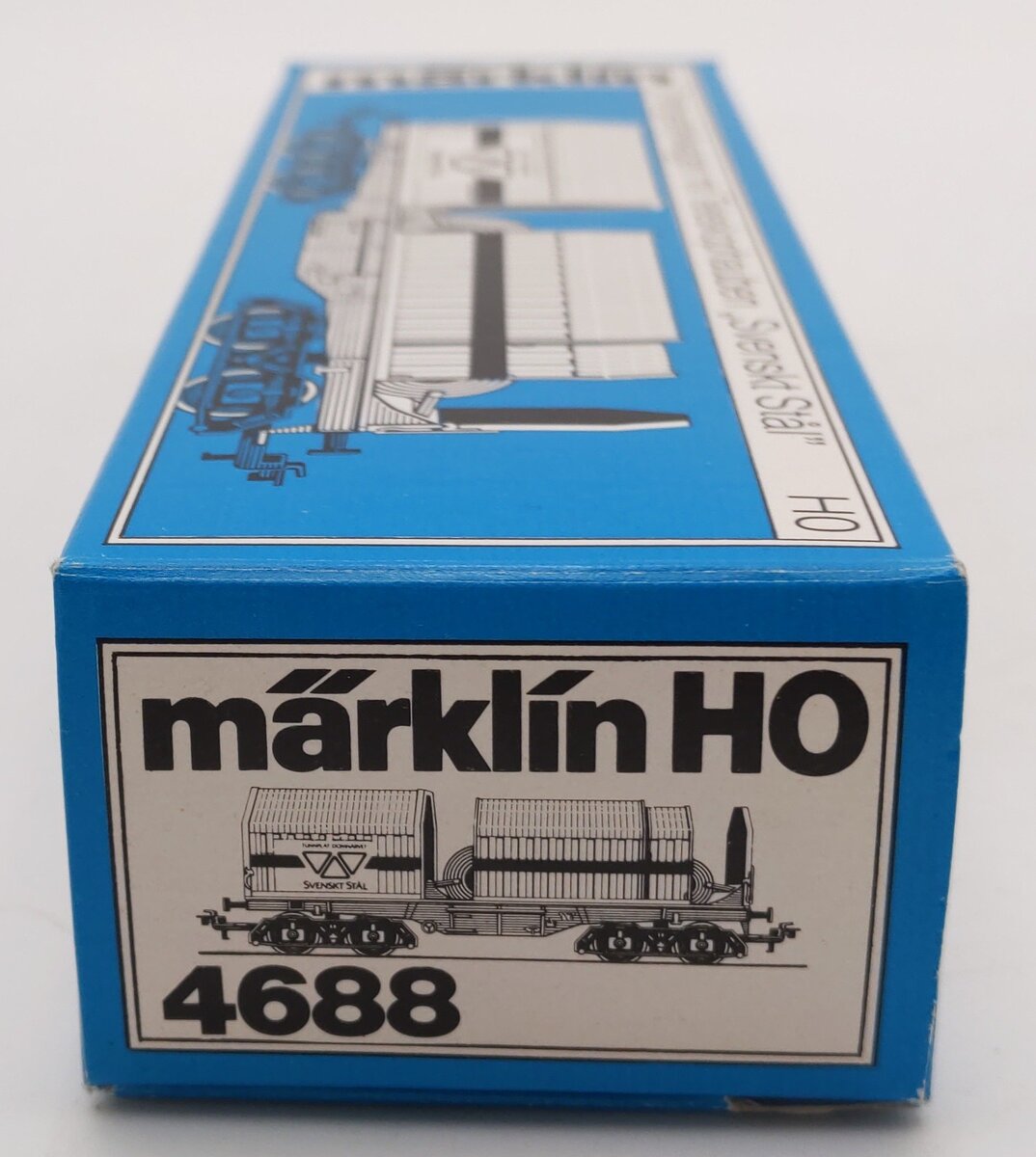 Marklin 4688 HO Scale Svenskt Stal Telescoping Freight Car LN/Box