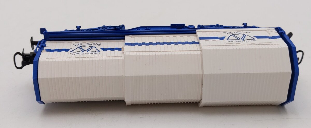 Marklin 4688 HO Scale Svenskt Stal Telescoping Freight Car LN/Box