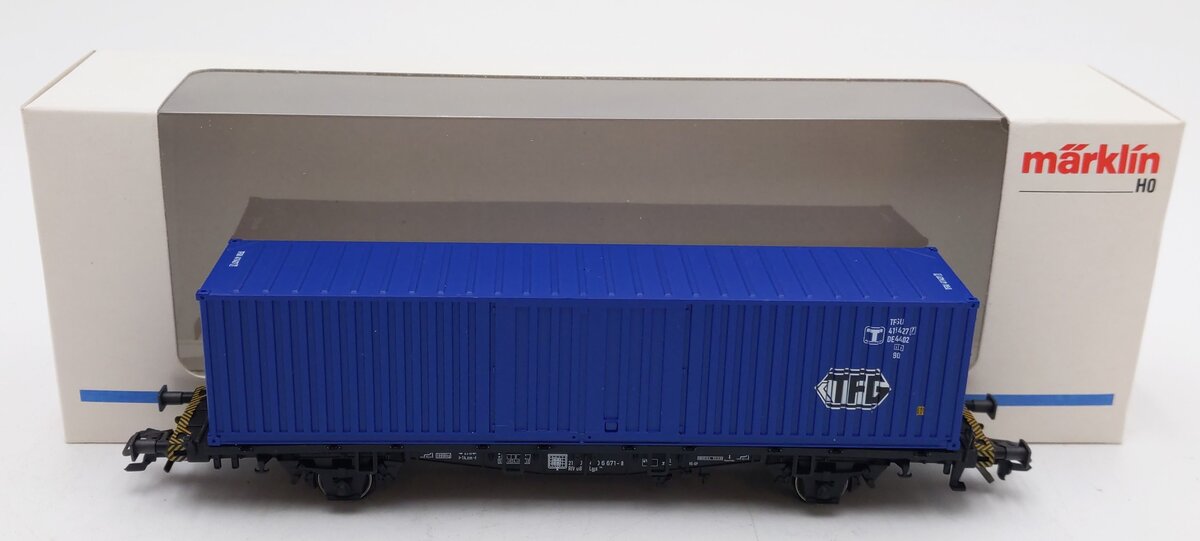 Marklin 4769 HO Scale TFG Container Flatcar LN/Box