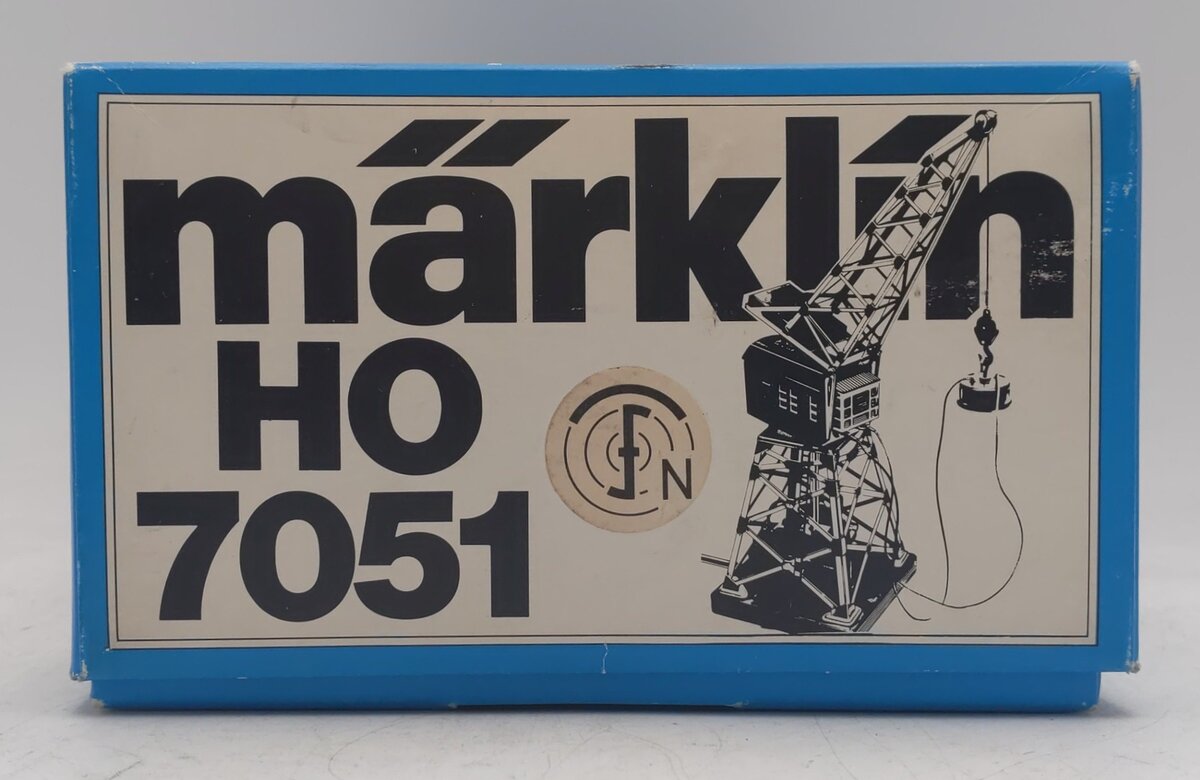 Marklin 7051 HO Scale Remote Controlled Gantry Crane LN/Box
