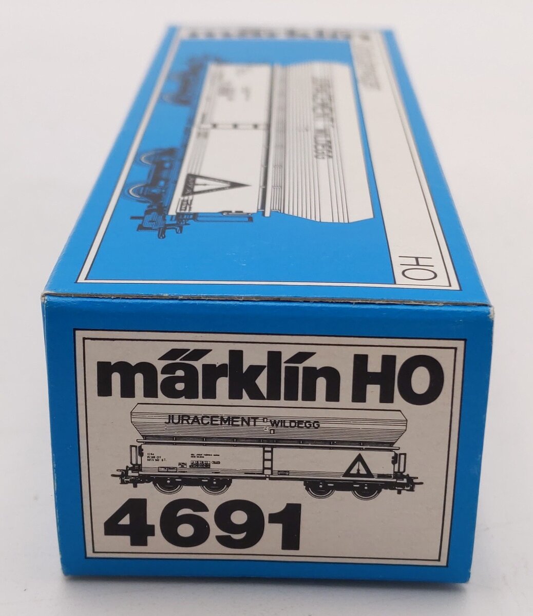 Marklin 4691 HO Scale Juracement Wildegg High-Capacity Hopper Car LN/Box