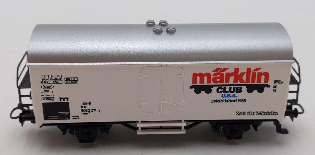 Marklin 4415 HO Scale Deutsche Bahn 1985 Club Reefer EX/Box