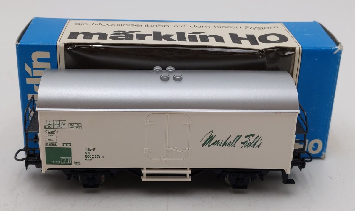 Marklin 4415-86502 HO Scale Marshall Field's Limited Edition Freight Car EX