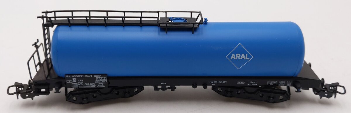 Marklin 4643 ARAL Blue Tank Car EX/Box