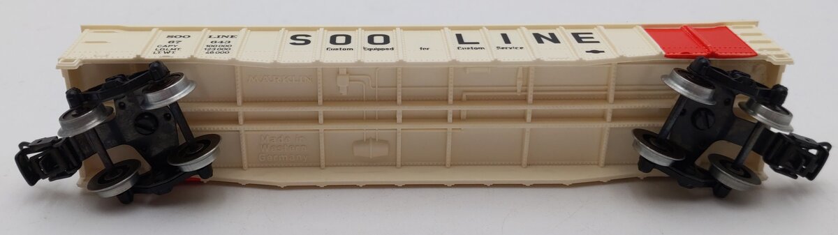 Marklin 4774 HO Scale Soo Line Gondola #67643 EX/Box
