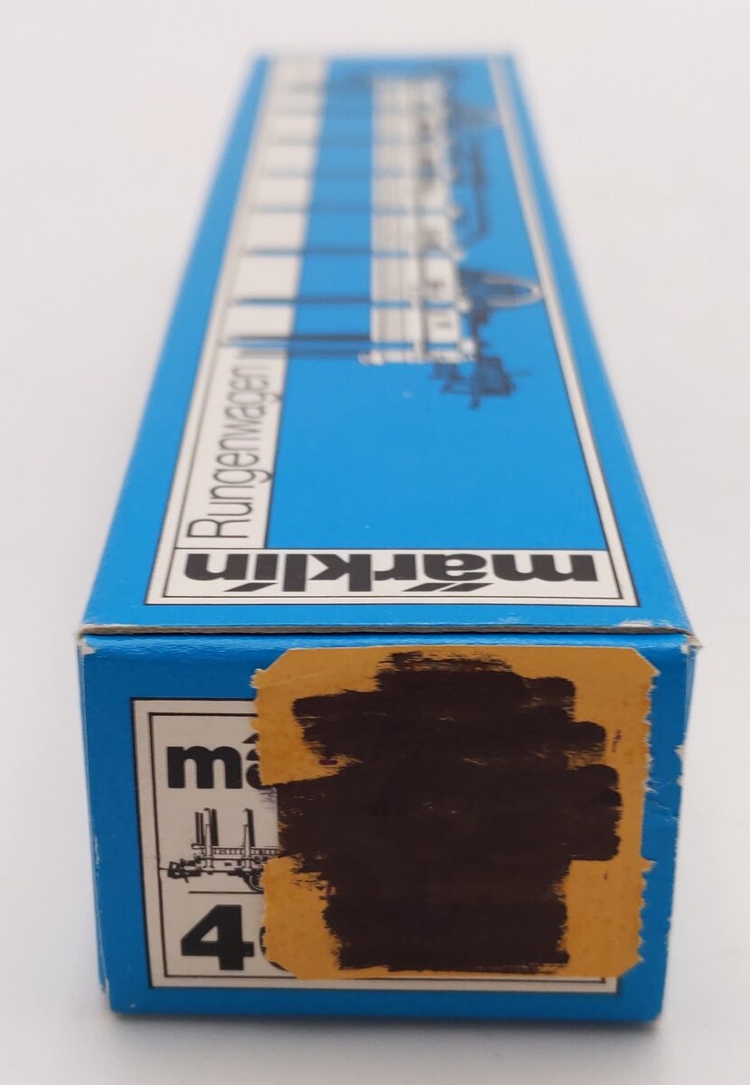 Marklin 4694 HO Scale DB Flatcar w/Brakeman's Platform EX/Box