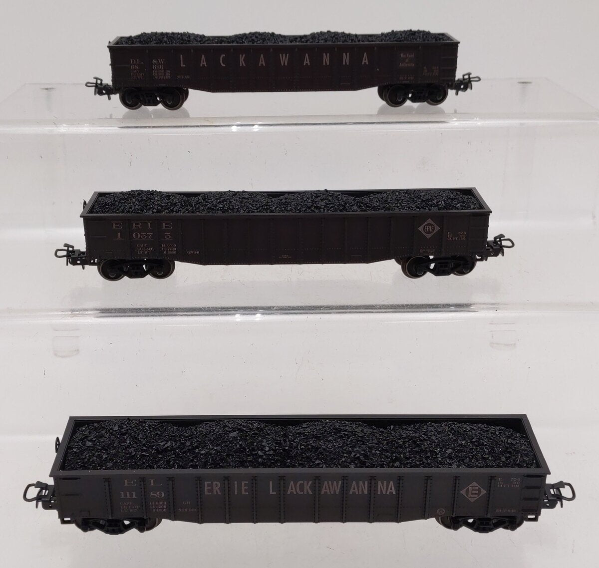 Marklin 47741 HO Scale Erie Lackawanna Gondola 3 Car Set LN/Box