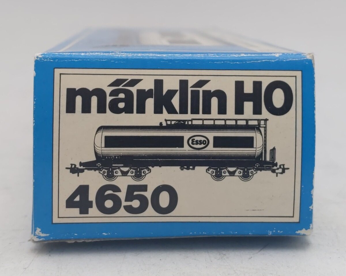 Marklin 4650 HO Scale ESSO Tank Car EX/Box