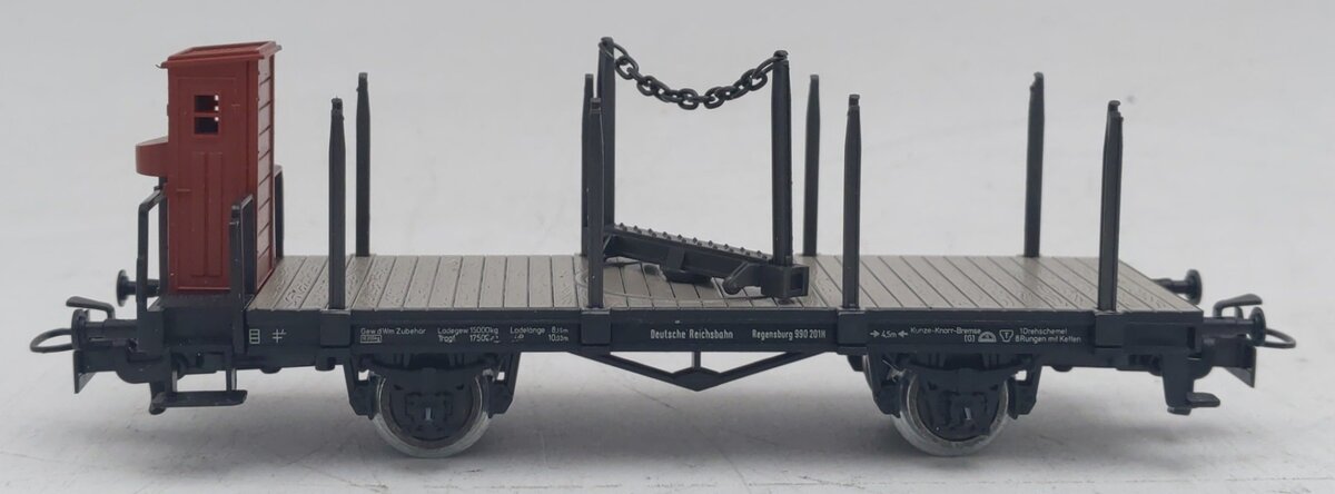 Marklin 4697 HO Scale DR Flatcar w/Cradle LN/Box