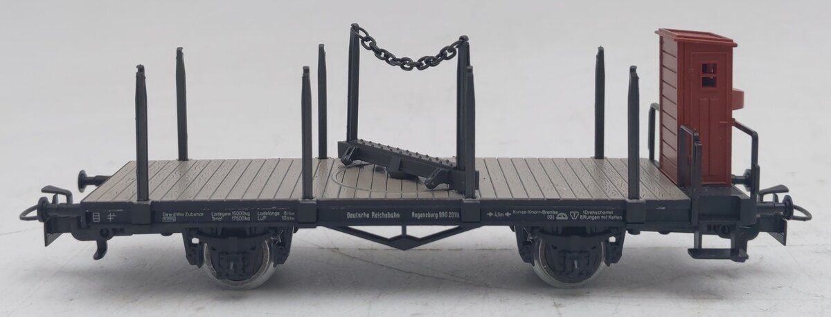 Marklin 4697 HO Scale DR Flatcar w/Cradle LN/Box