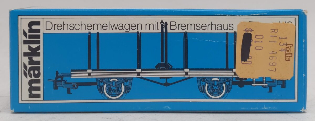 Marklin 4697 HO Scale DR Flatcar w/Cradle LN/Box