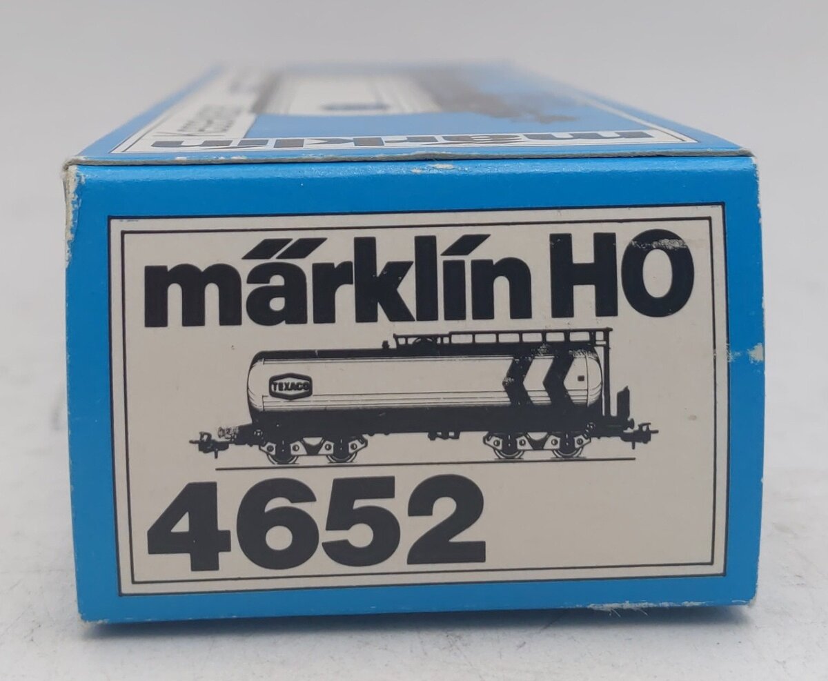 Marklin 4652 HO Scale Texaco 4 Axle 3-Rail Tank Car LN/Box