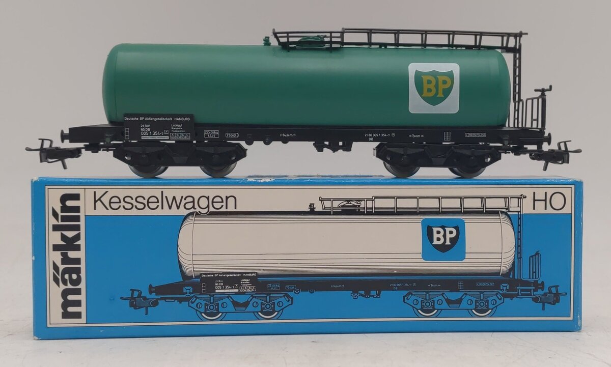 Marklin 4653 HO Scale DB BP Four Axled Tanker Car LN/Box