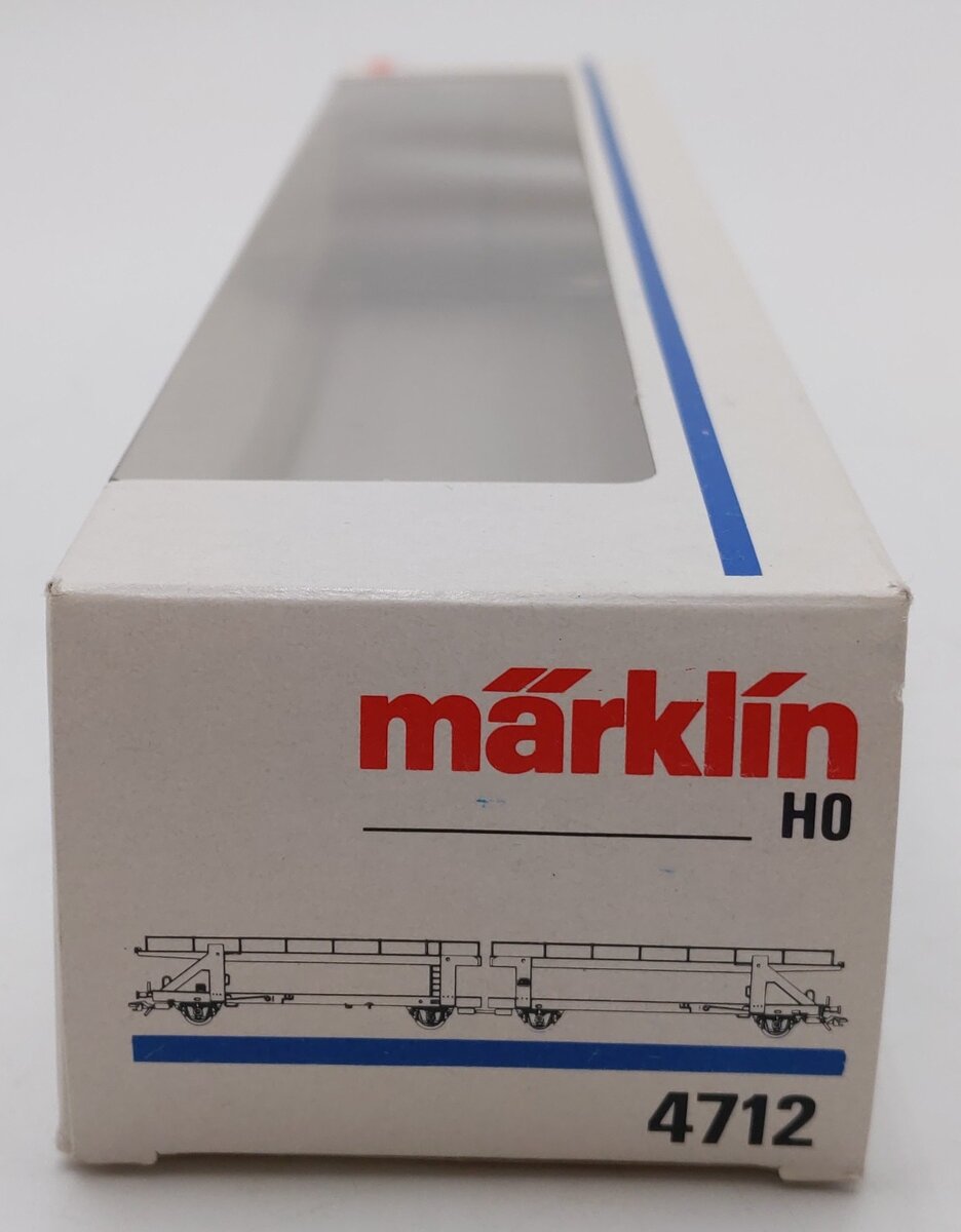 Marklin 4712 HO Scale Double Automobile Transport Car LN/Box
