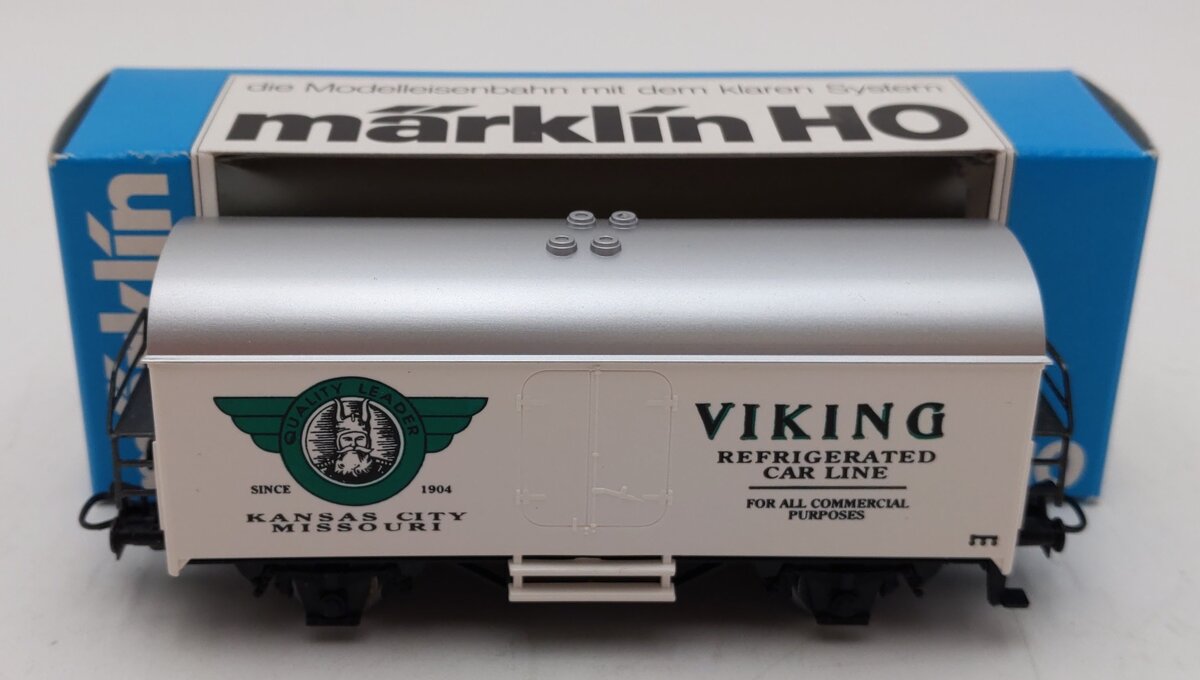 Marklin 4415 HO Scale Kansas City Missouri Viking Refrigerated Car Line Reefer EX/Box