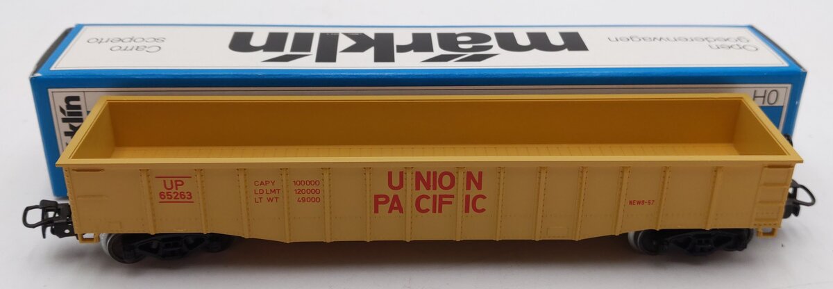 Marklin 4574 HO Scale Union Pacific Gondola Car #65263 EX/Box