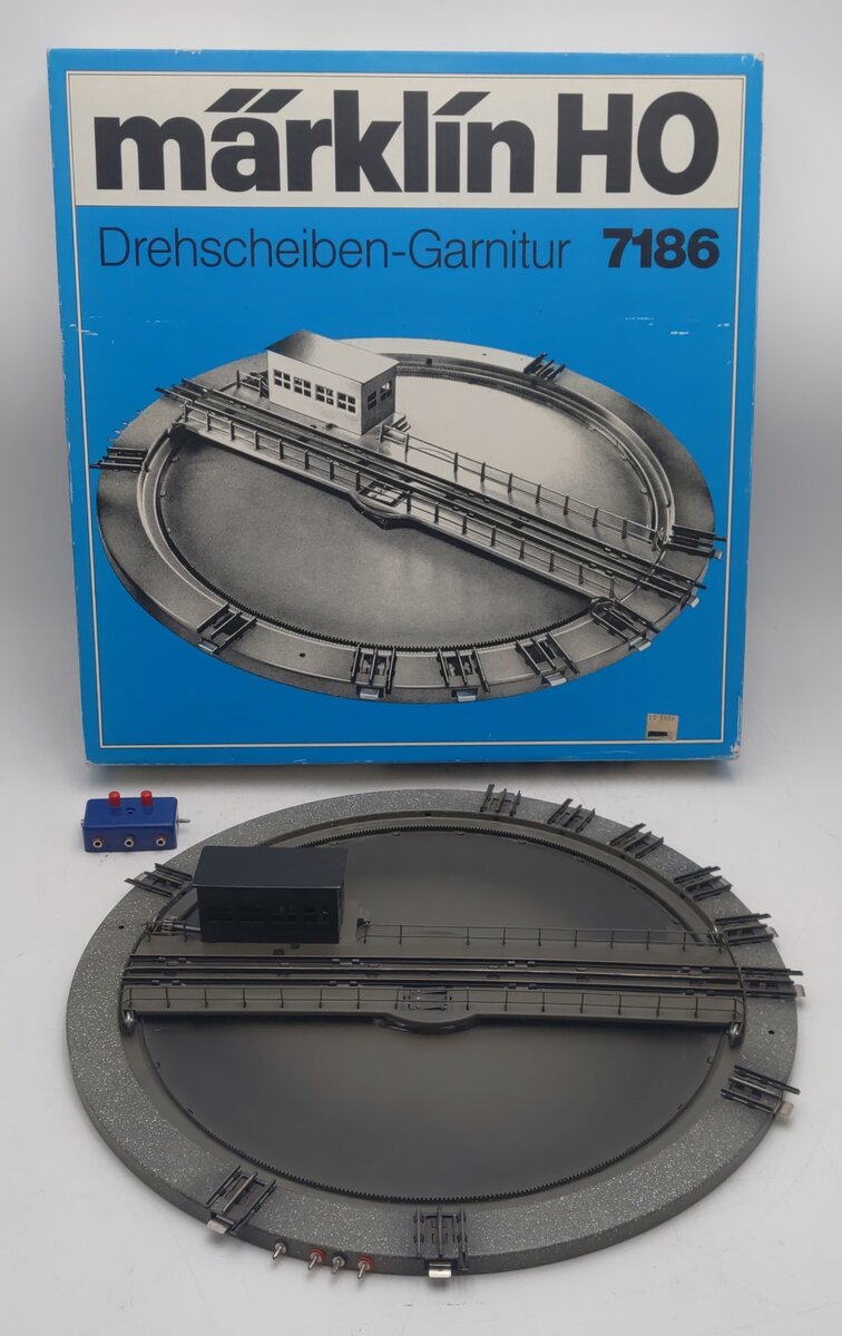 Marklin 7186 HO Scale Turntable EX/Box