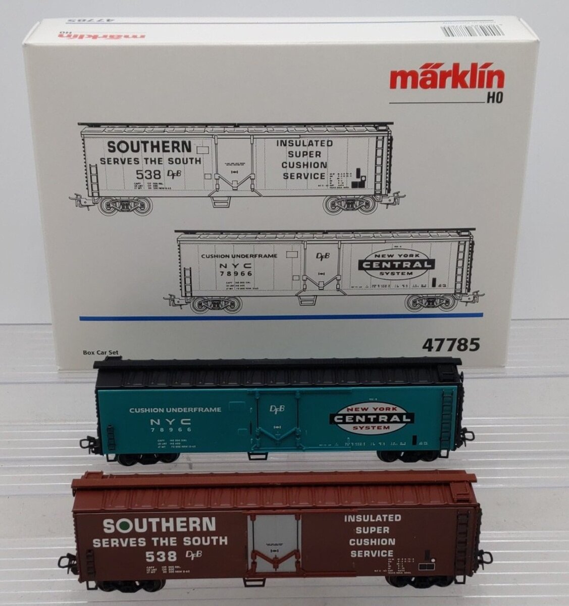 Marklin 47785 HO Scale U.S. Boxcar Set EX/Box
