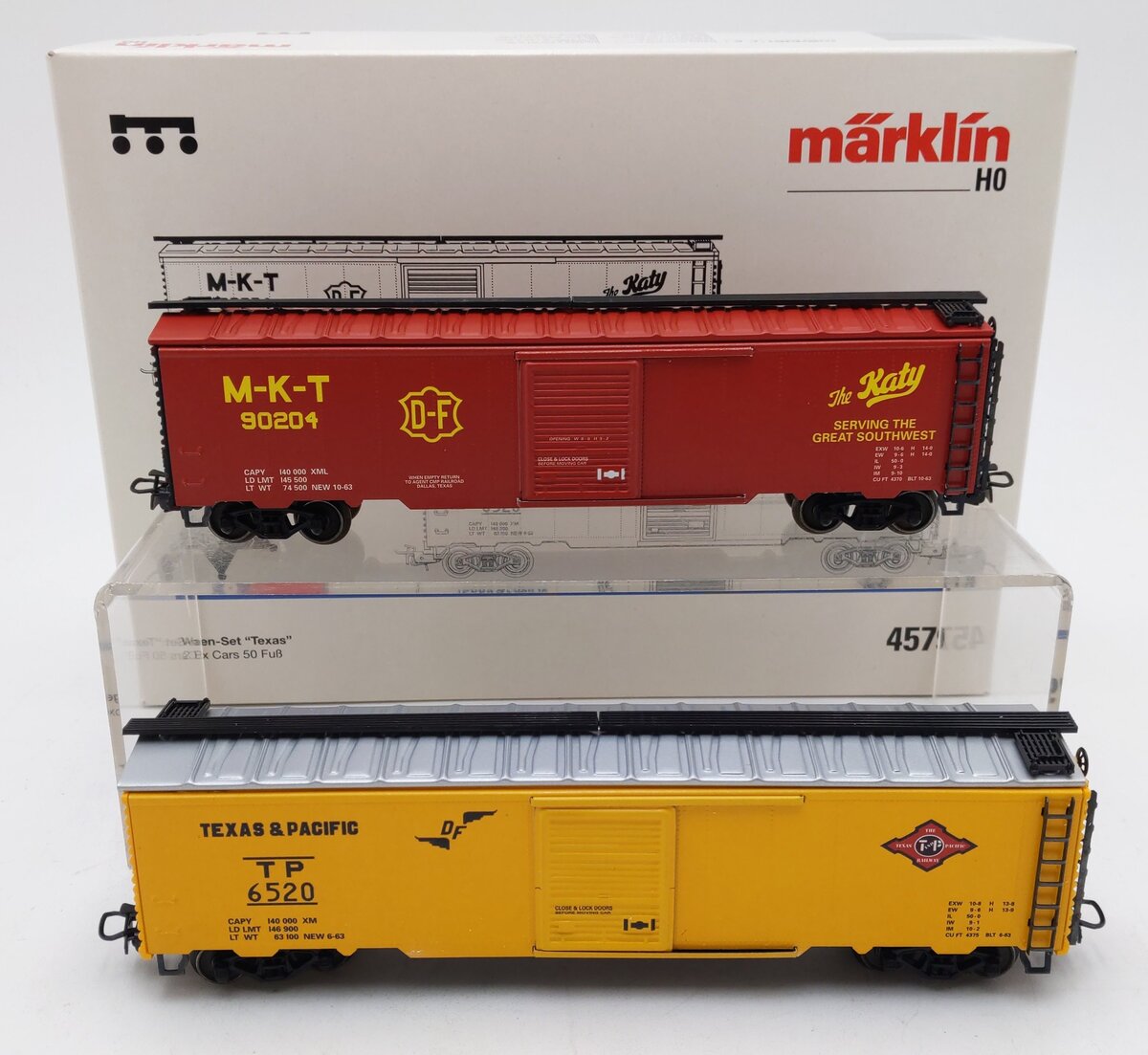 Marklin 4579 HO Scale Texas Boxcar Set LN/Box