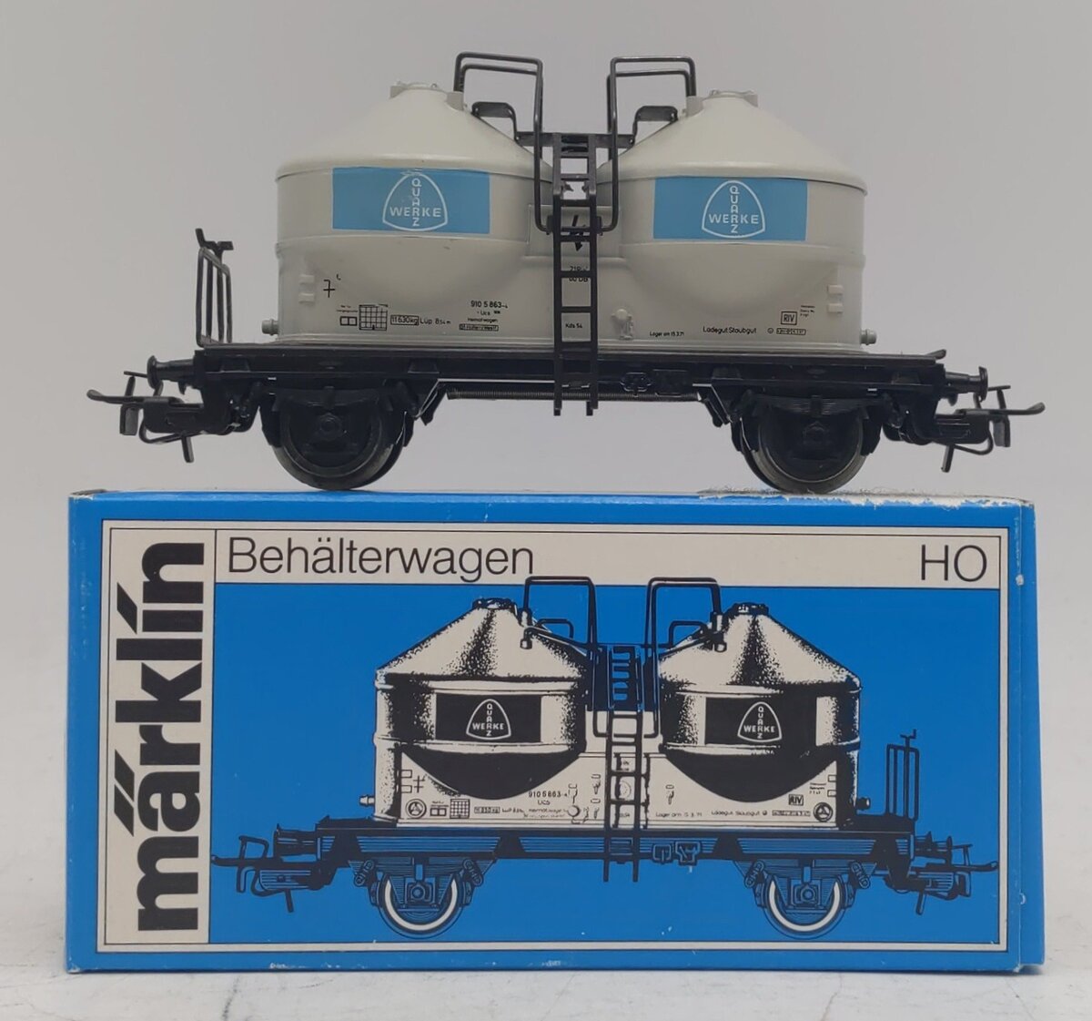Marklin 4661 HO Scale Silo Cement Car LN/Box