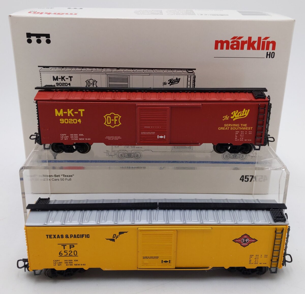 Marklin 4579 HO Scale Texas Boxcar Set EX/Box