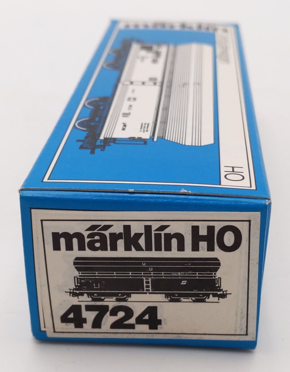 Marklin 4724 HO Scale OBB High Capacity Freight Car LN/Box