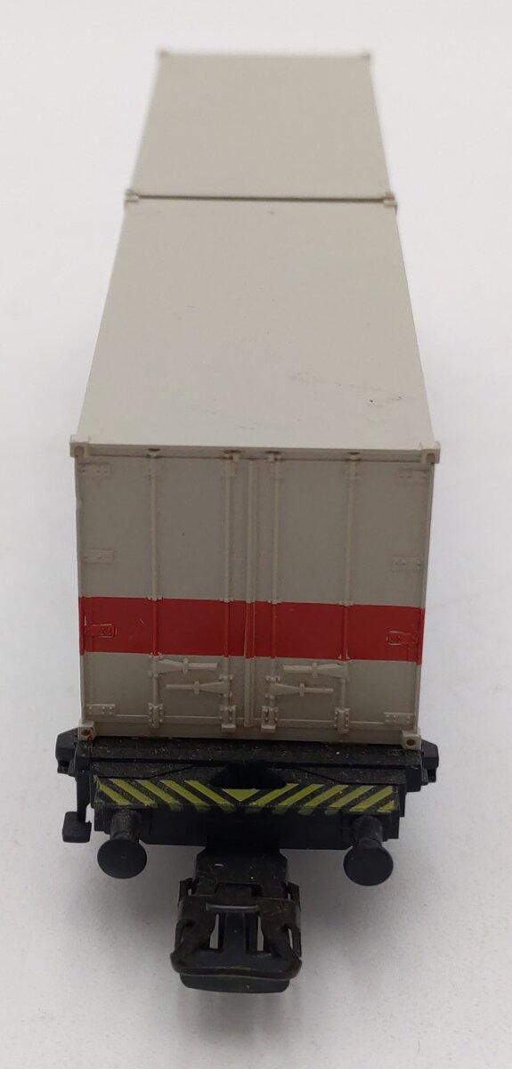 Marklin 4664 HO Scale Flatcar w/ 2 DB Containers EX/Box