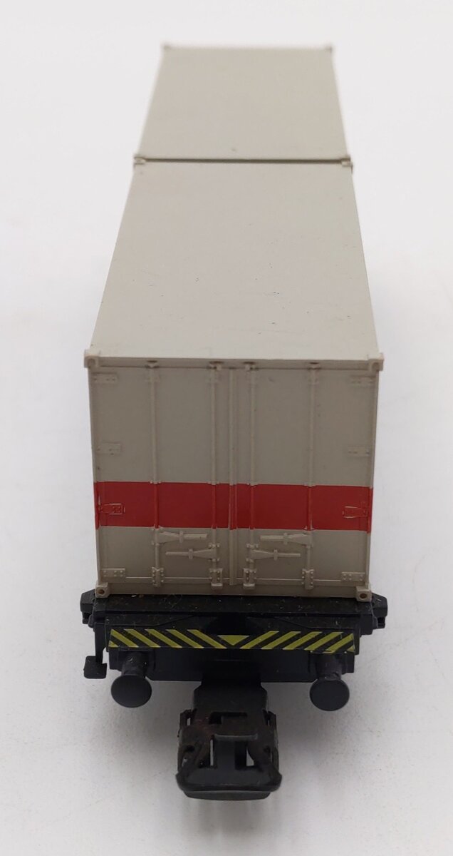 Marklin 4664 HO Scale Flatcar w/ 2 DB Containers EX/Box