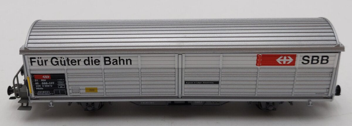 Marklin 4834 HO Scale SBB Sliding Wall Boxcar LN/Box