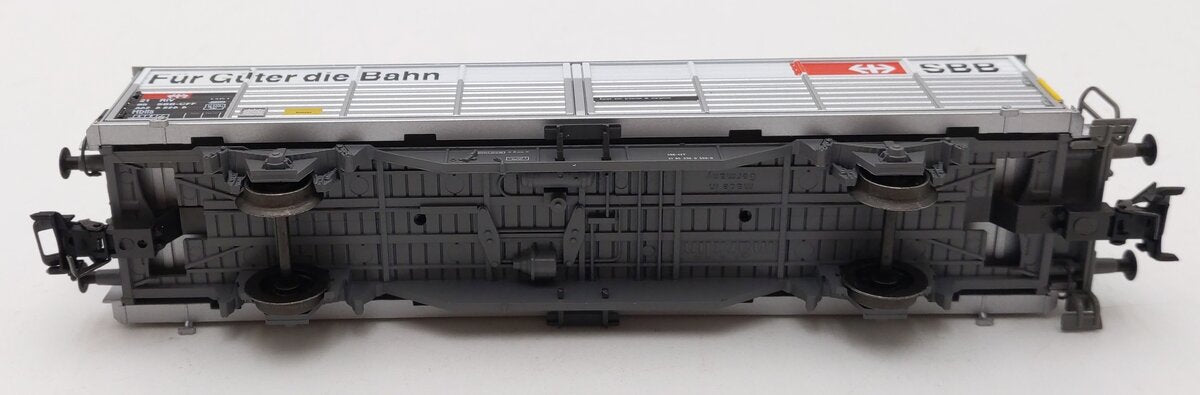 Marklin 4834 HO Scale SBB Sliding Wall Boxcar LN/Box