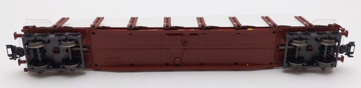Marklin 4666 HO Deutsche Bahn Stake Car w/Rail Load LN/Box