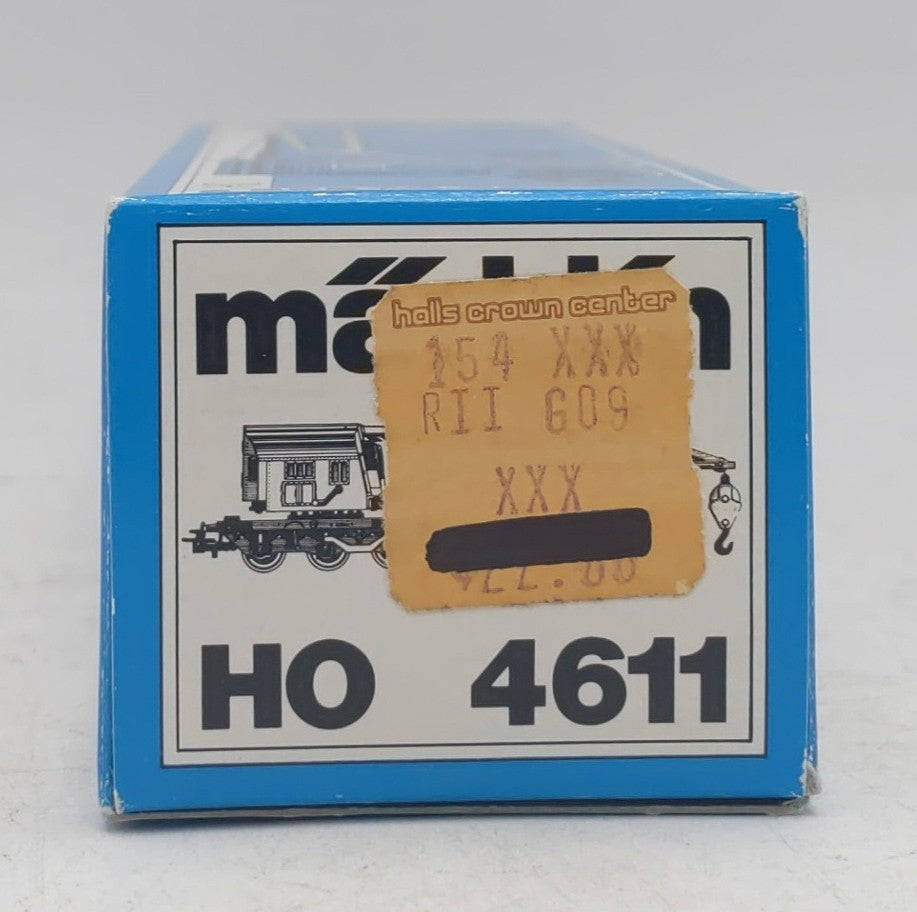 Marklin 4611 HO Scale Crane Truck EX/Box