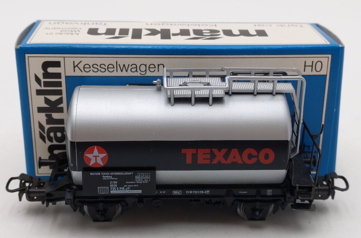 Marklin 4750 HO Scale Texaco Tank Car LN/Box