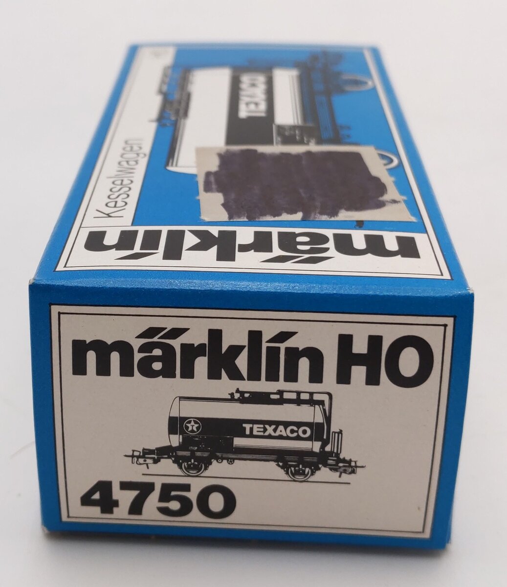 Marklin 4750 HO Scale Texaco Tank Car LN/Box